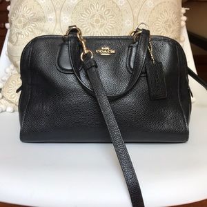 Black coach purse